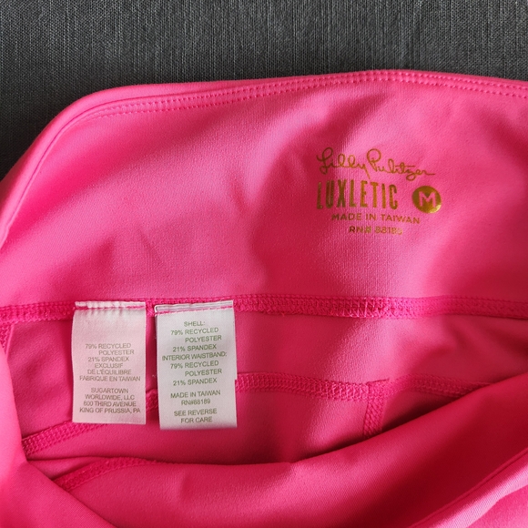 Lilly Pulitzer Bright Pink Women's Bike Shorts - Picture 6 of 6